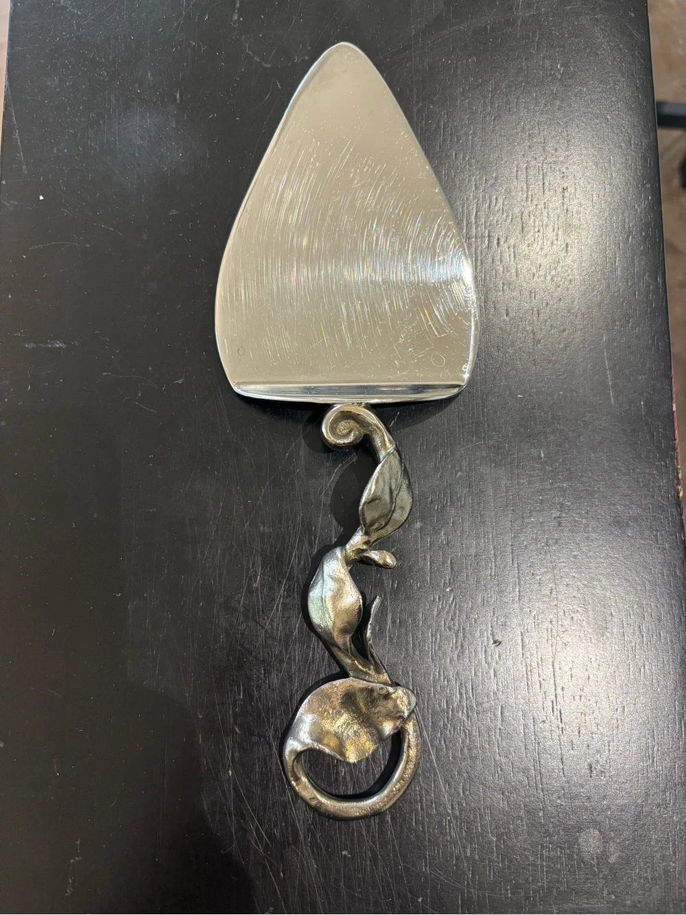 Michael Aram Silver Vine-Handle Cake Server